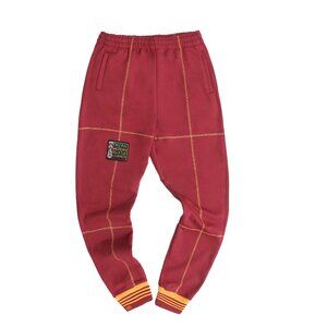 AACA Joggers w/ Color Contrast Stitch 90s Hip Hop Sweatpants Multicolor